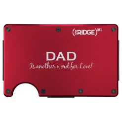 Ridge® Engraved Wallet Title + Message