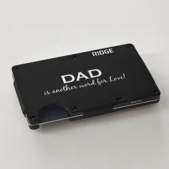 Ridge® Engraved Wallet Title + Message