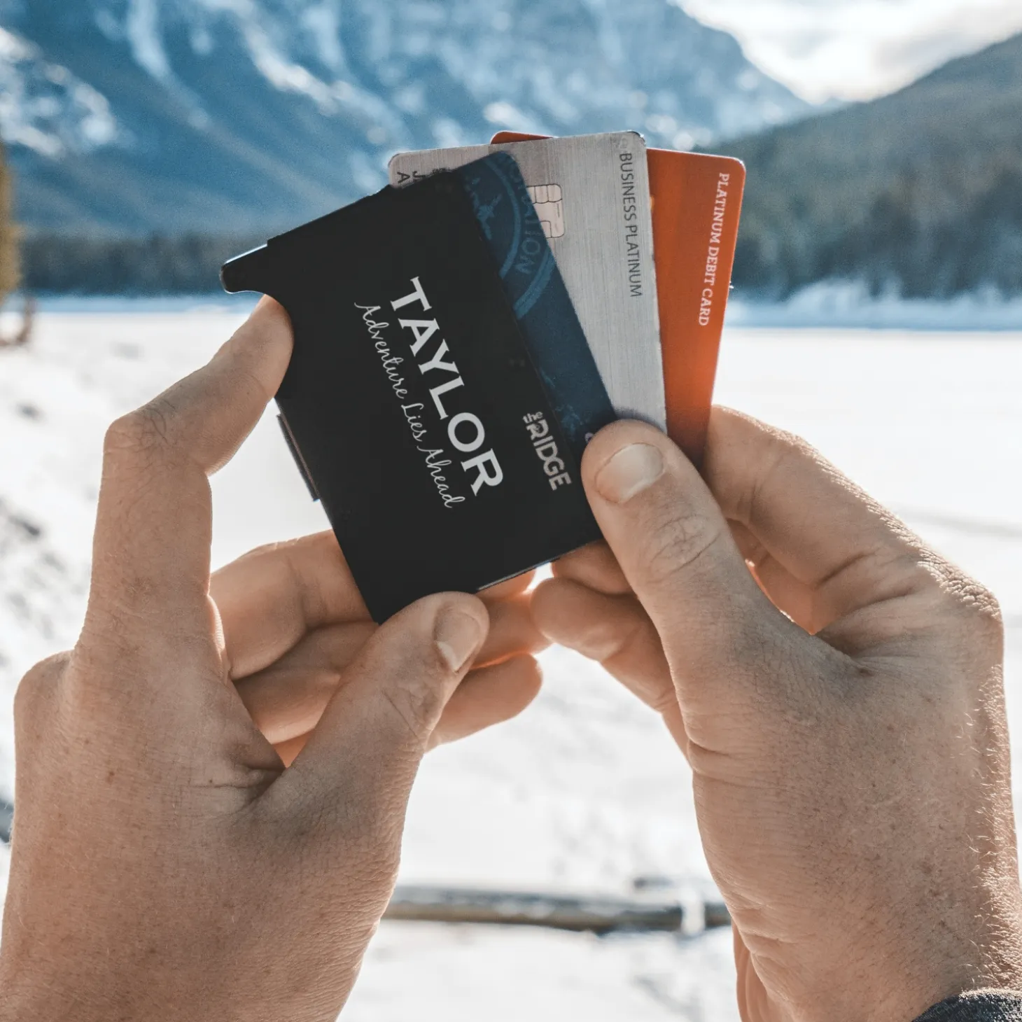 Ridge® Engraved Wallet Title + Message