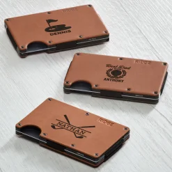 RIDGE® Leather Wallet Golf Designs