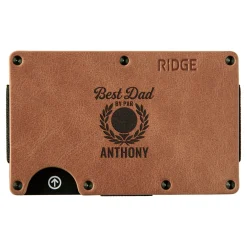 RIDGE® Leather Wallet Golf Designs