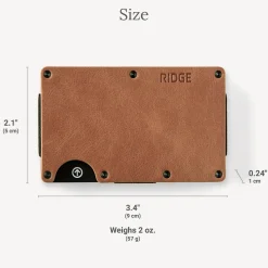 RIDGE® Leather Wallet Golf Designs