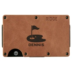 RIDGE® Leather Wallet Golf Designs