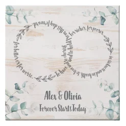 Rings of Love Canvas