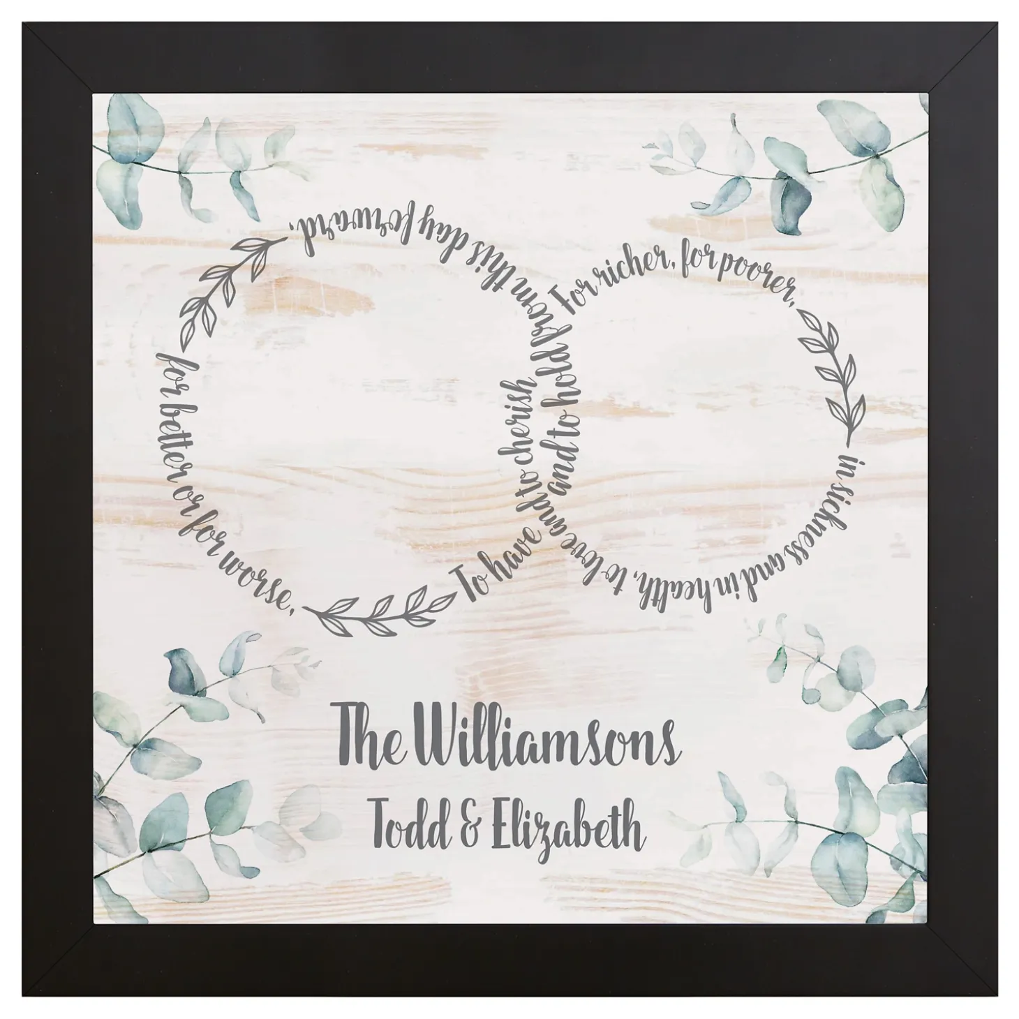 Rings of Love Canvas