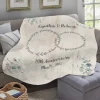 Rings Of Love Quilted Throw