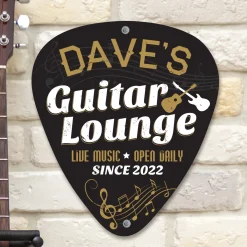 Rock and Roll Guitar Sign