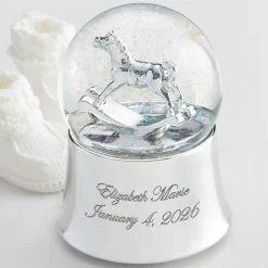 Rocking Horse Snow Globe