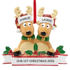 Rocking Reindeer Family Ornament
