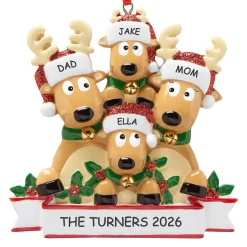 Rocking Reindeer Family Ornament