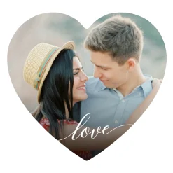Romantic Photo Wood Heart Wall Sign