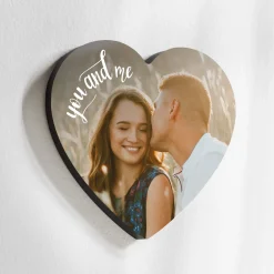 Romantic Photo Wood Heart Wall Sign
