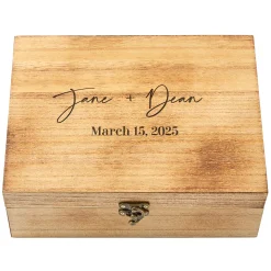 Romantic Wood Keepsake Box