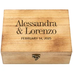 Romantic Wood Keepsake Box