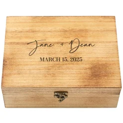 Romantic Wood Keepsake Box