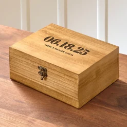 Romantic Wood Keepsake Box