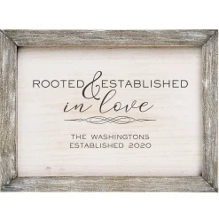 Rooted in Love Barnwood Framed Art