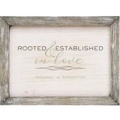 Rooted in Love Barnwood Framed Art