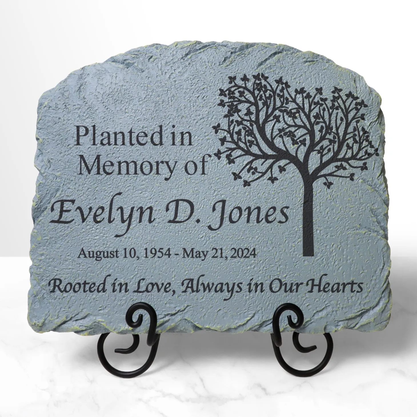 Rooted in Love Memorial Garden Stone