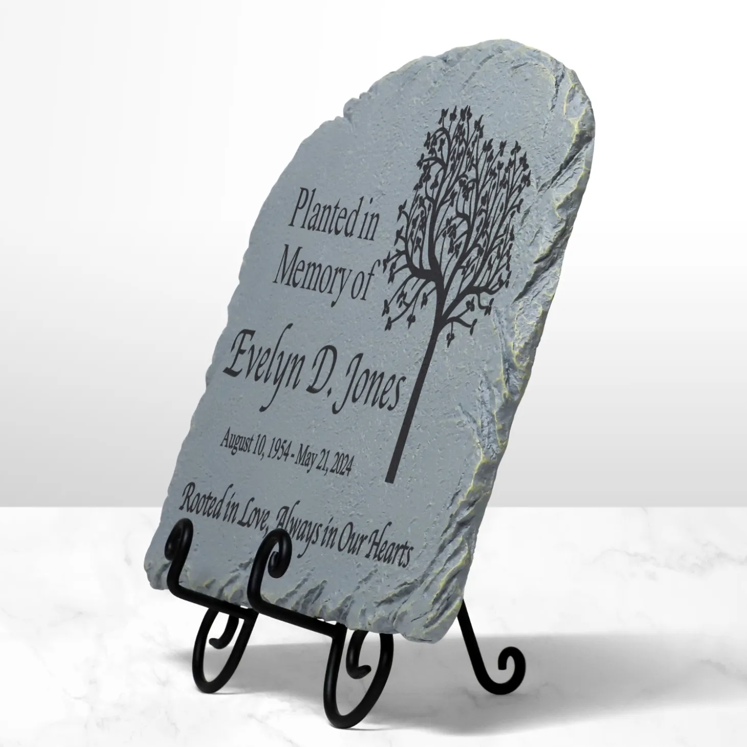 Rooted in Love Memorial Garden Stone