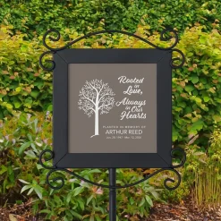 Rooted In Love Memorial Garden Stake