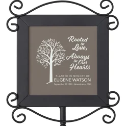 Rooted In Love Memorial Garden Stake