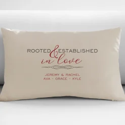 Rooted in Love Throw Pillow