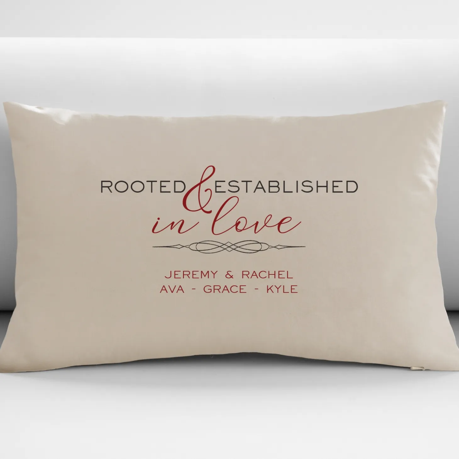 Rooted in Love Throw Pillow