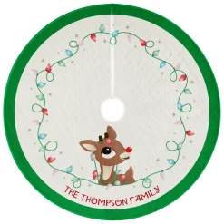 Rudolph® Christmas Lights Tree Skirt