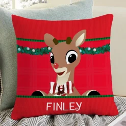 Rudolph® Holiday Throw Pillow