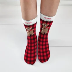 Rudolph® Plaid Holiday Socks