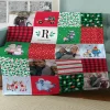 Rudolph® Quilt Pattern Photo Plush Blanket