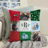 Rudolph® Quilt Pattern Throw Pillow