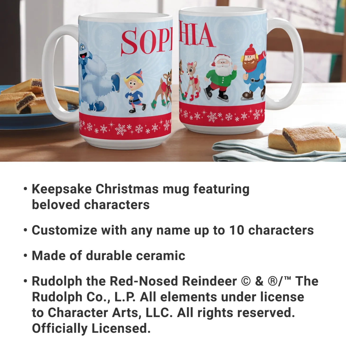 Rudolph® Skating Friends Mug