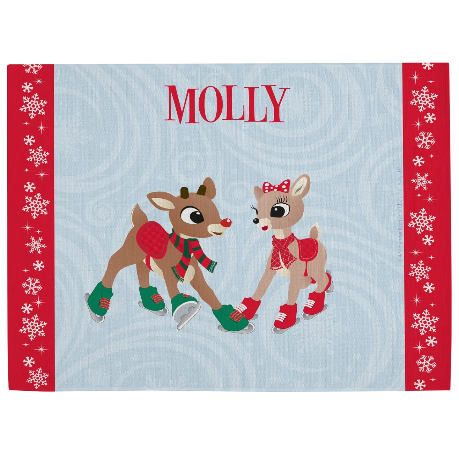 Rudolph® Skating Friends Placemat