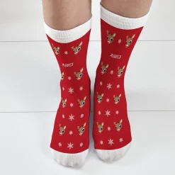 Rudolph® Snowflakes Socks