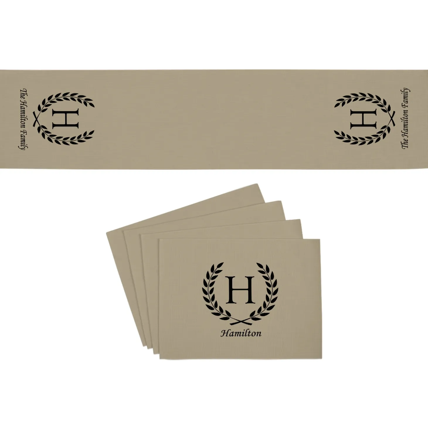 Rustic Charm Table Runner & Placemats