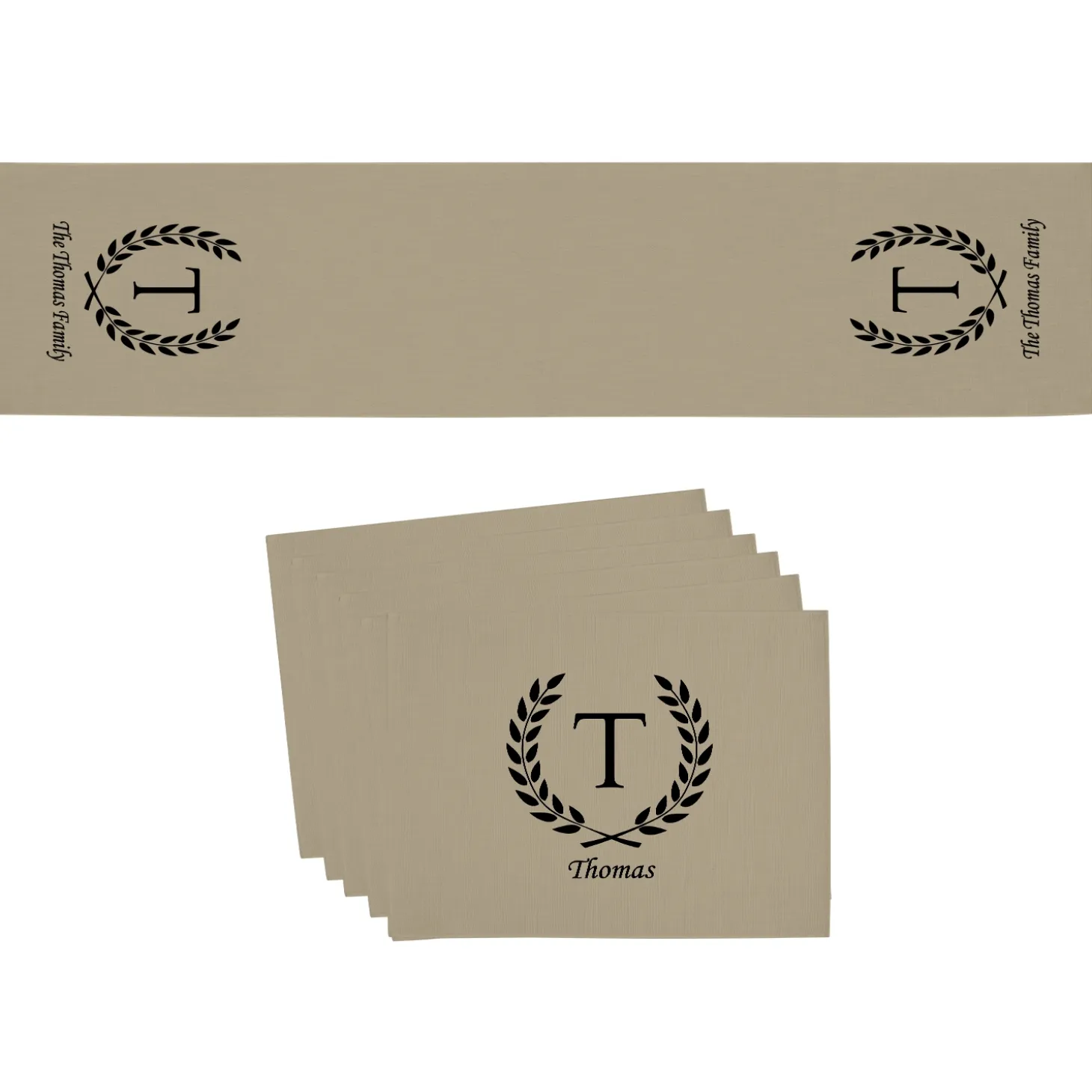 Rustic Charm Table Runner & Placemats