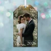 Rustic Foliage Photo Gift Tag Ornament