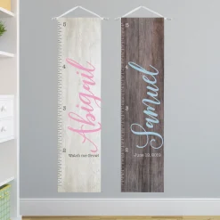 Rustic Kids Growth Chart