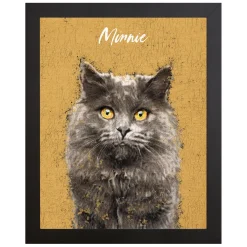 Rustic Painting Pet Portrait