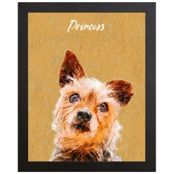 Rustic Painting Pet Portrait