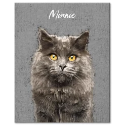 Rustic Painting Pet Portrait