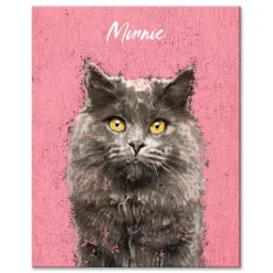 Rustic Painting Pet Portrait