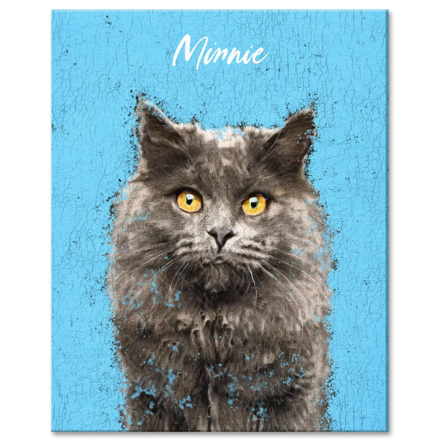 Rustic Painting Pet Portrait