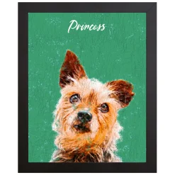 Rustic Painting Pet Portrait