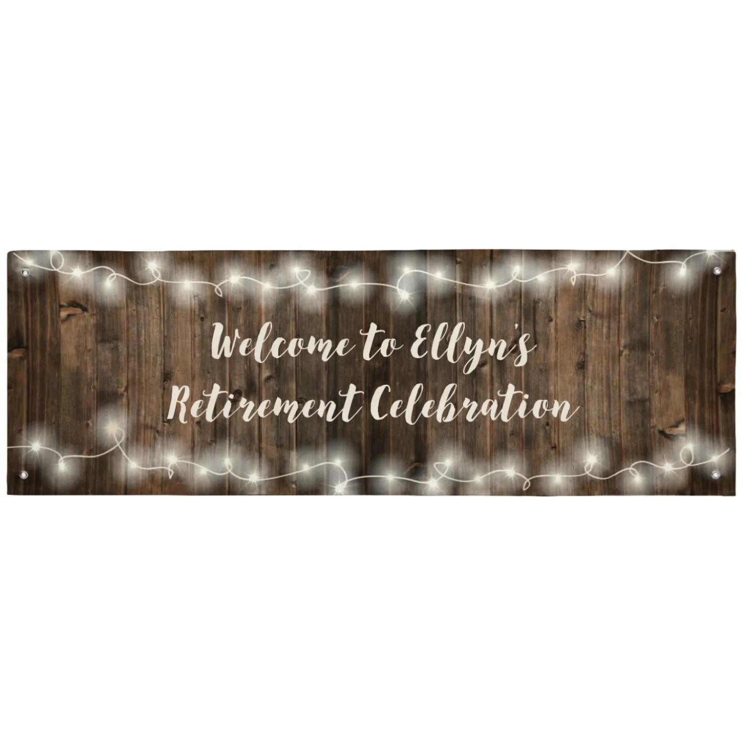 Rustic Wood Banner