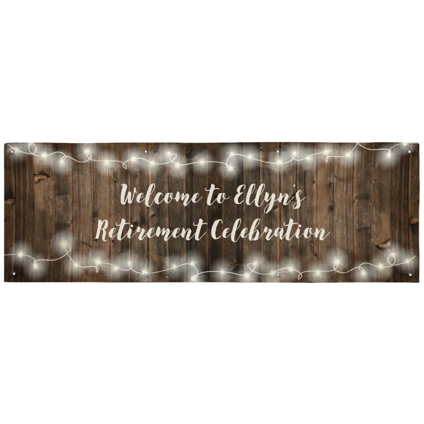 Rustic Wood Banner