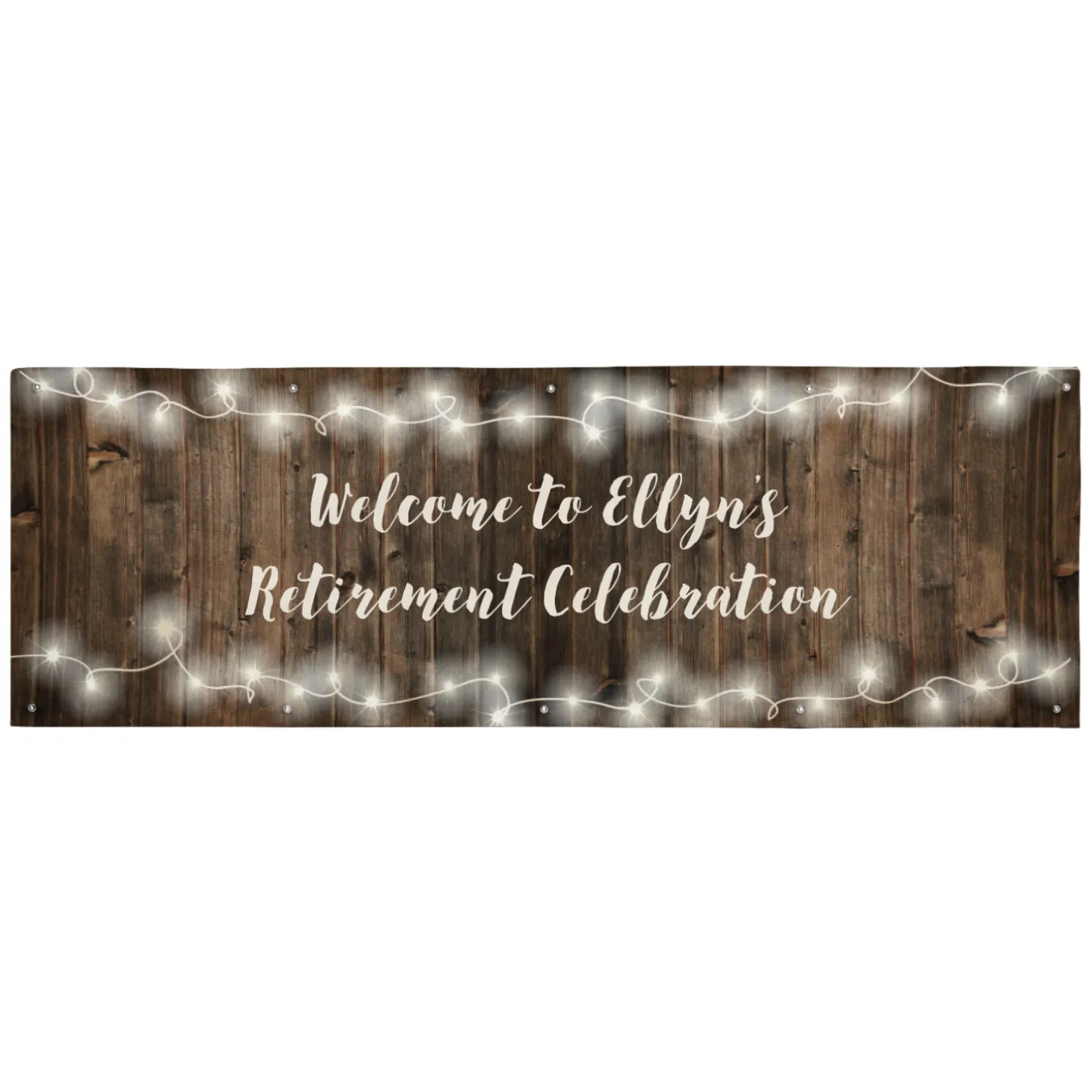 Rustic Wood Banner