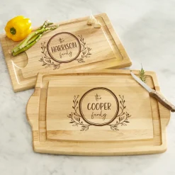 Rustic Wreath Cutting Board